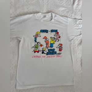 Vintage 90s March of Dimes Campaign for Healthy Babies Tshirt Size Large White